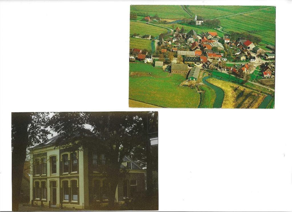 simonshaven  luchtfoto  ringdijk 42  gem.huis 1863  zuidland, Ophalen of Verzenden, 1960 tot 1980, Ongelopen, Zuid-Holland