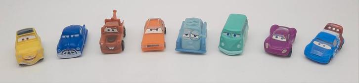 CARS figuurtjes 8 verschillende Zaini, Verzamelen, Disney, Zo goed als nieuw, Beeldje of Figuurtje, Overige figuren, Ophalen of Verzenden