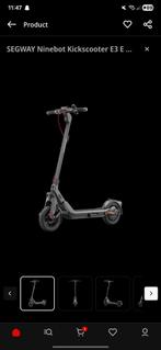 Ninebot kickscooter e3e, Fietsen en Brommers, Steps, Ophalen, Zo goed als nieuw, Elektrische step (E-scooter), Segway Ninebot