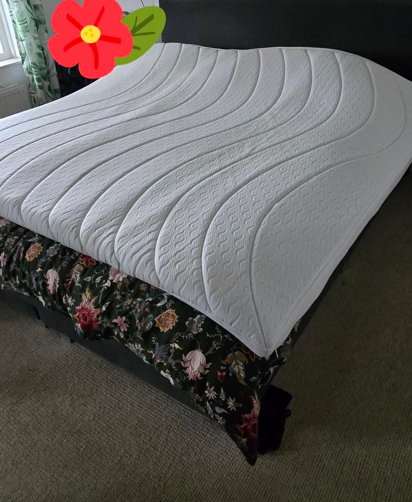 Wellpur Topper 180x200 cm, 8 cm hoog - Zo goed als nieuw, Tweepersoons, Ophalen of Verzenden, Zo goed als nieuw, Matras