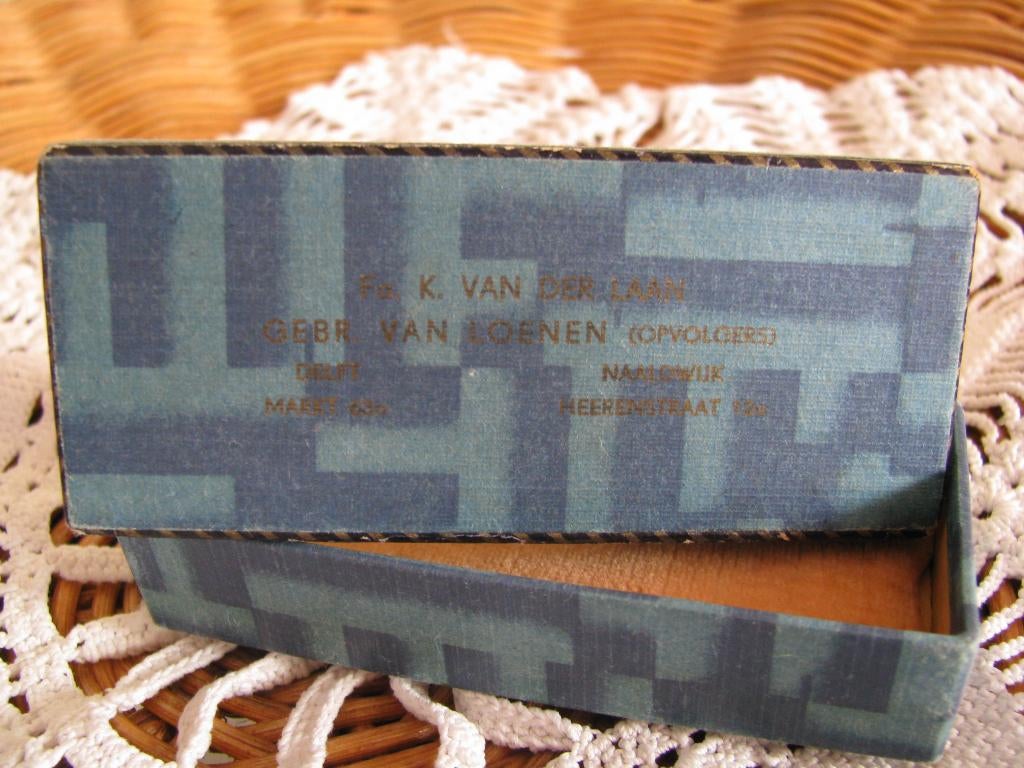 Voor sieraden * vander Laan  / v Loenen * Delft / Naaldwijk, Antiek en Kunst, Ophalen of Verzenden