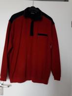 Sweatshirt merk Westbury rood met donker blauwe stof kraag., Verzenden, Zo goed als nieuw, Overige maten, Rood