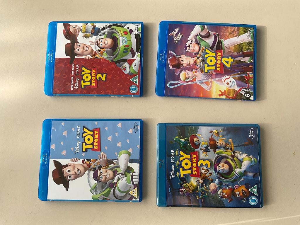 Toy Story 1+2+3+4 NL, Cd's en Dvd's, Blu-ray, Ophalen of Verzenden, Zo goed als nieuw, Tekenfilms en Animatie, Boxset