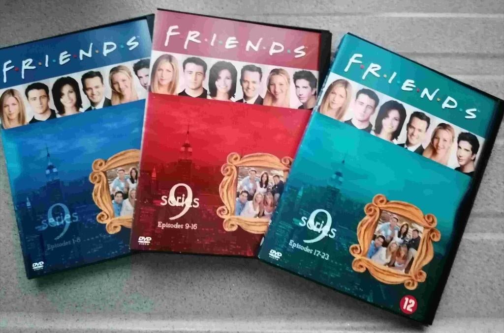 DVD-box FRIENDS serie 9, Cd's en Dvd's, Dvd's | Tv en Series, Vanaf 12 jaar, Ophalen of Verzenden, Zo goed als nieuw, Komedie