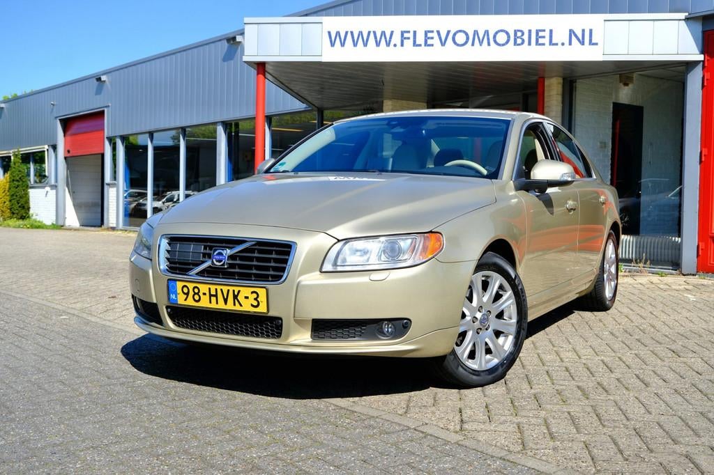 Volvo S80 2.5 FT 200pk Summum Aut. Leder|Xenon|Adapt.Cruise|, Auto's, Volvo, Overige kleuren, 2521 cc, Bedrijf, Sedan