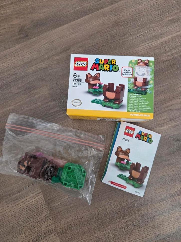Super Mario lego 71385 Tanooki Mario aangeboden, compleet, Kinderen en Baby's, Speelgoed | Duplo en Lego, Zo goed als nieuw, Lego