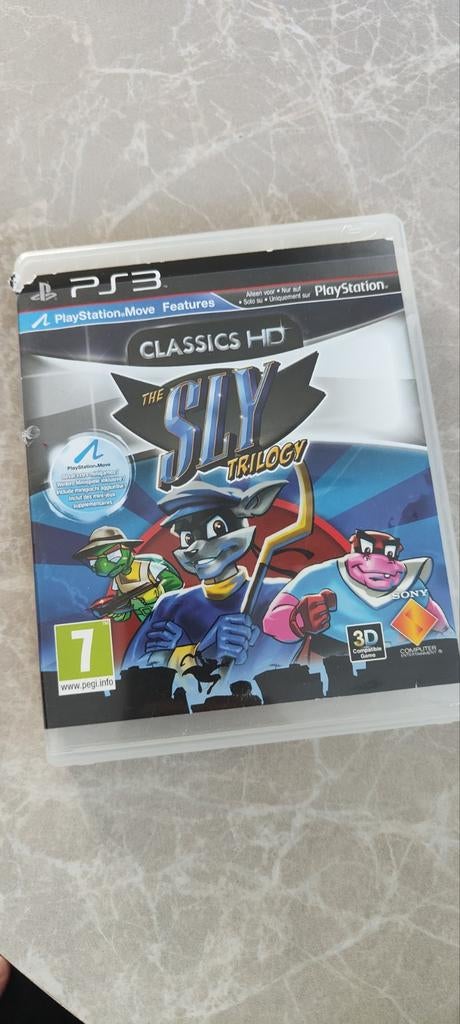 PlayStation 3 sly trilogie, 1 speler, Ophalen of Verzenden, Zo goed als nieuw, Vanaf 3 jaar