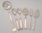 Divers verzilverd Haags Lofje dienbestek - Sola 100, Ophalen of Verzenden