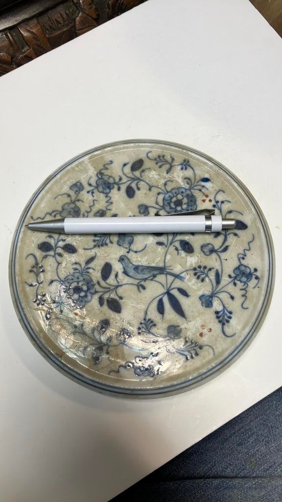 Meissen schotel onderzetter antiek, Antiek en Kunst, Antiek | Wandborden en Tegels, Ophalen of Verzenden