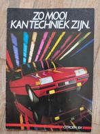 Citroën BX folder uit 1985, Ophalen of Verzenden, Zo goed als nieuw, Citroën