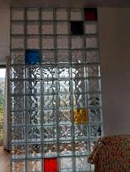 Glasblokken | glazen bouwstenen | roomdivider, Doe-het-zelf en Verbouw, Glas en Ramen, Ophalen, Minder dan 80 cm, Minder dan 80 cm