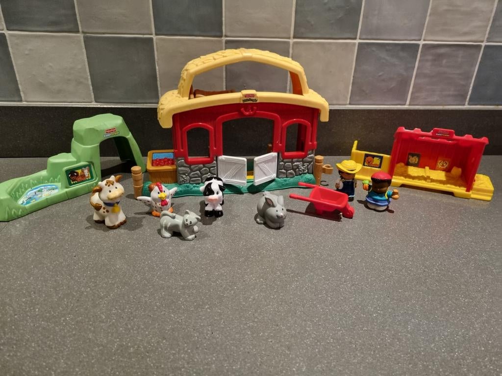Little people boerderij, Ophalen, Zo goed als nieuw, Speelset