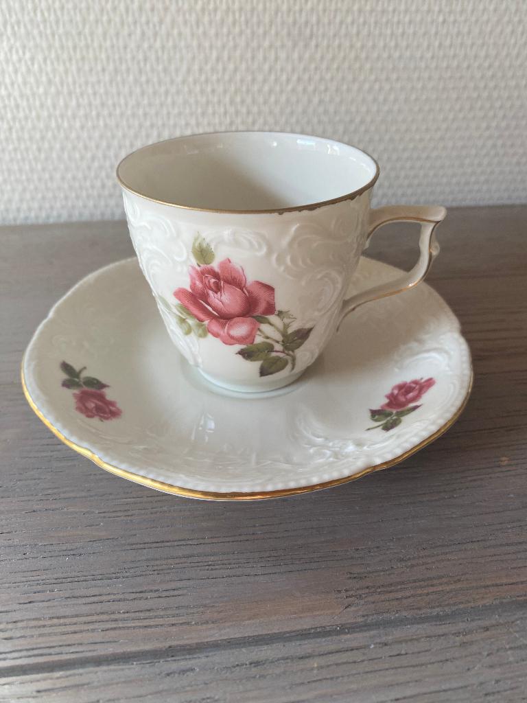 Rosenthal Kop en Schotel – Rose, Ophalen of Verzenden