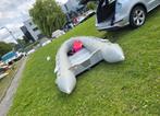 Stevige rubberboot met johnson 6pk buitenboordmotor, Watersport en Boten, Rubberboten, Overige merken, Ophalen of Verzenden, Benzine