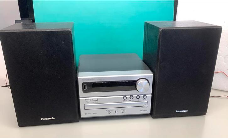 Panasonic SA-PM250 Microset met Bluetooth, USB en CD-speler, Audio, Tv en Foto, Stereo-sets, Zo goed als nieuw, Cd-speler, Overige merken