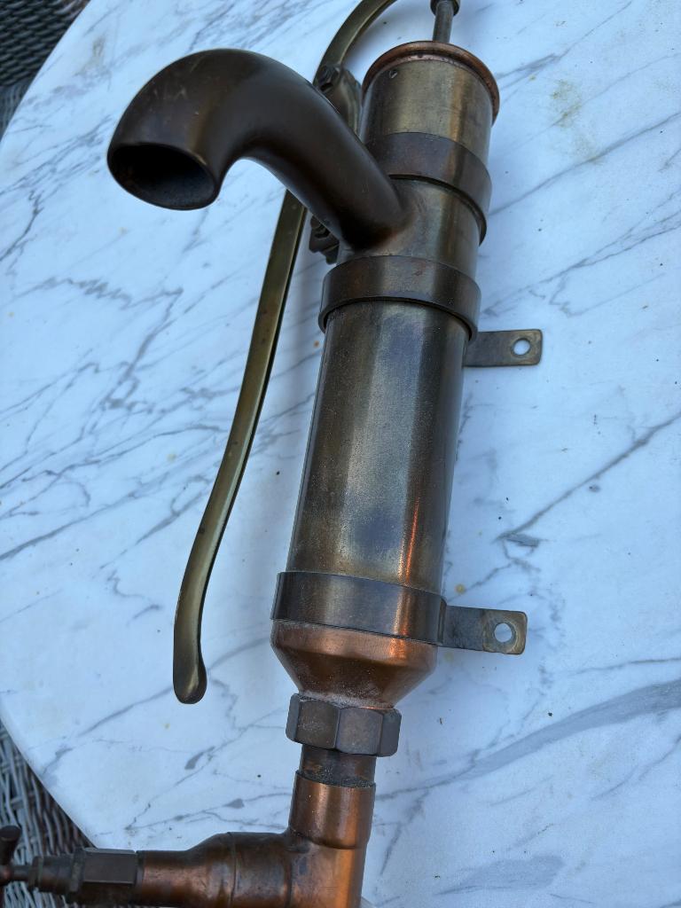Koperen waterpomp, Antiek en Kunst, Curiosa en Brocante, Ophalen