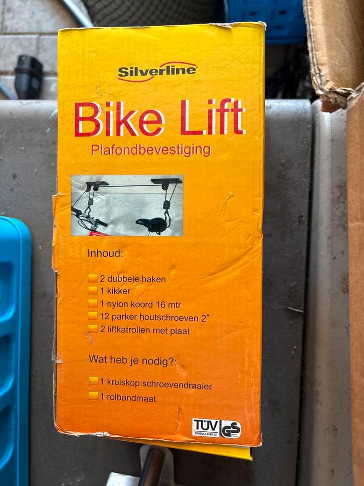 Silverline Bike Lift Plafondbevestiging, Fietsen en Brommers, Fietsaccessoires | Overige Fietsaccessoires, Nieuw, Ophalen of Verzenden