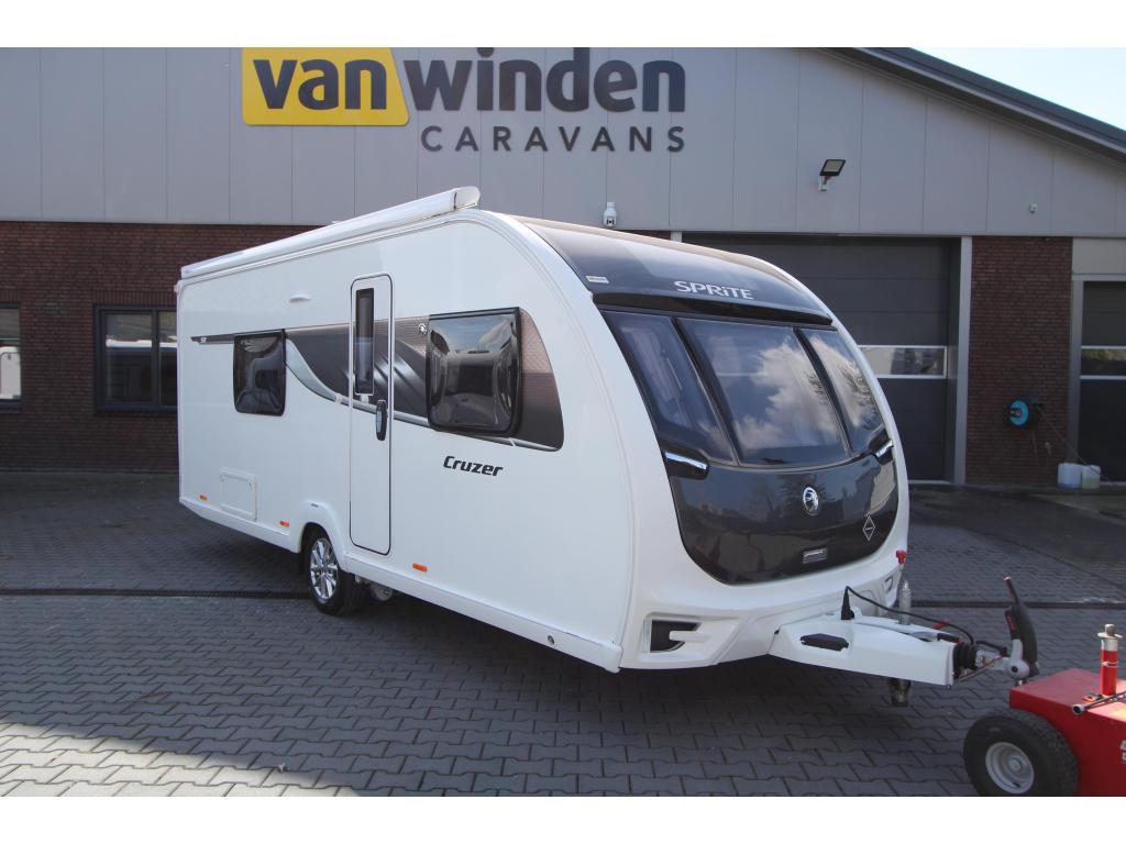Sprite Cruzer 495 SR ThuleLuifel-Mover-2018, Bedrijf, Dwarsbed, 5 tot 6 meter, Sprite