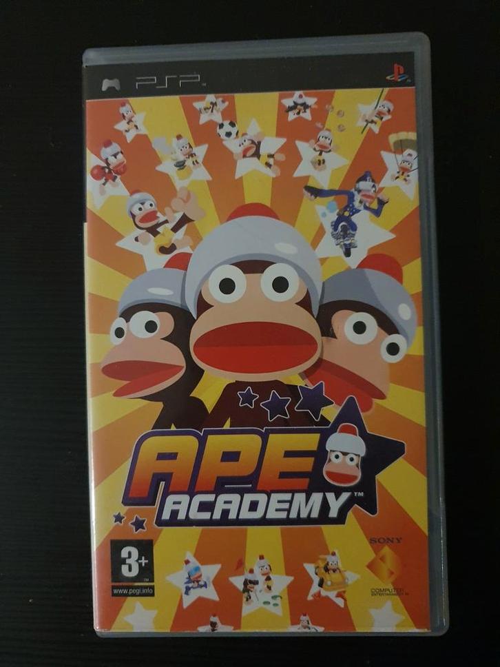 Ape Academy PSP - Leuke minigames voor jong en oud!, Spelcomputers en Games, Games | Sony PlayStation Portable, Gebruikt, Puzzel en Educatief