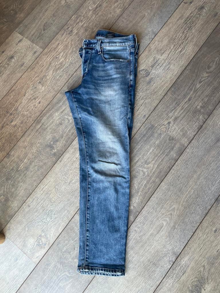 G-Star RAW 3301 Regular Tapered Jeans - Maat 29/30, Ophalen of Verzenden, Gedragen, Blauw, W32 (confectie 46) of kleiner