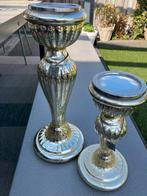 Set van 2 Rivièra Maison Walton kandelaars, Overige materialen, Gebruikt, Overige kleuren, 25 tot 50 cm