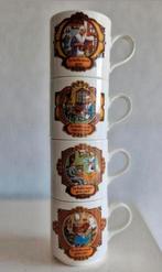 Vier Douwe Egberts Bekers, Ophalen of Verzenden, Zo goed als nieuw