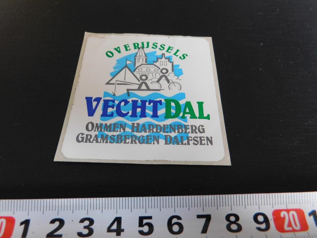 sticker overijssels vechtdal ommen hardenberg dalfsen gramsb, Ophalen, Zo goed als nieuw
