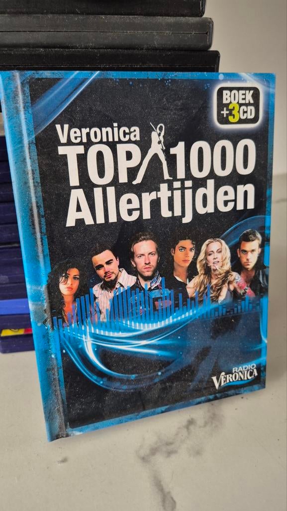 Veronica TOP 1000 Allertijden Boek + 3 CD's, Cd's en Dvd's, Cd's | Pop, Zo goed als nieuw, Boxset, Ophalen of Verzenden