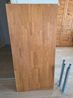 Table/ desk with height adjustable feet (pickup), Ophalen, Gebruikt, 50 tot 100 cm, Rechthoekig