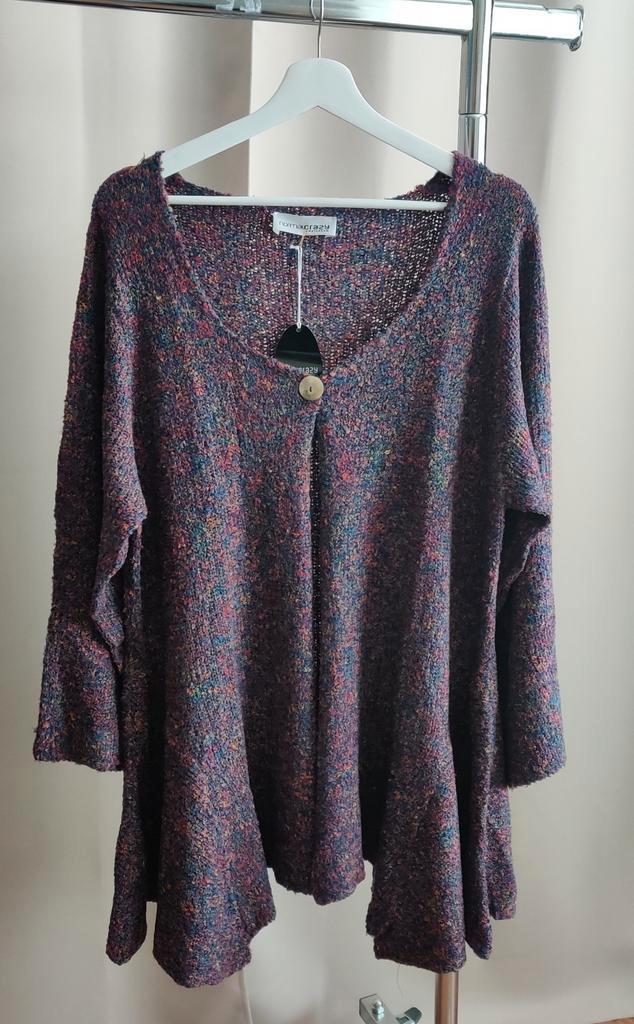 Nieuw Normal Crazy fijngebreid Vest Rayon XL Long Wizard, Kleding | Dames, Grote Maten, Nieuw, Trui of Vest, Ophalen of Verzenden