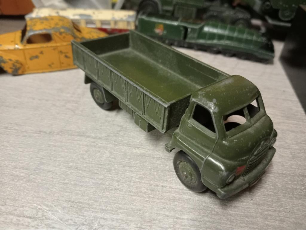 Dinky toys 631 3 Ton Army Wagon, Ophalen of Verzenden, Gebruikt, Bus of Vrachtwagen