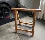 Houten schragen, Ophalen, Inklapbaar