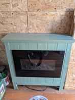 faux open haard nephaard met schouw, Ophalen, Zo goed als nieuw, Vrijstaande haard, Elektrische haard