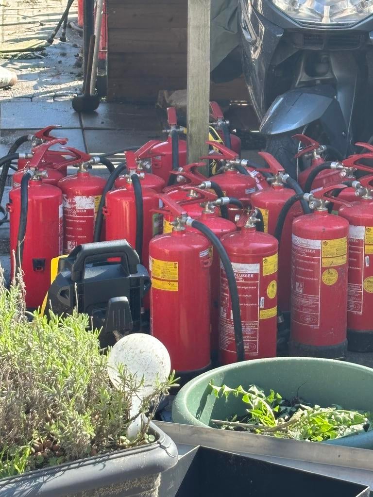 Lege brandblusser, Huis en Inrichting, Brandblussers en Brandkasten, Ophalen, Gebruikt, Brandblusser