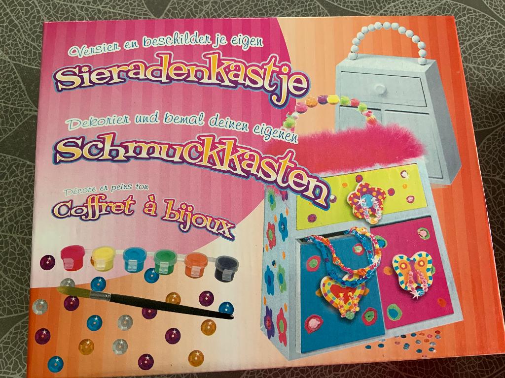 Sieradenkastje nieuw, Minder dan 50 cm, Rond, Nieuw, Ophalen of Verzenden