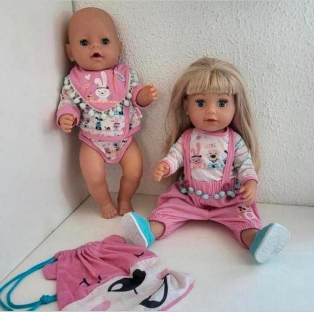 Baby Born kleertjes DeLuxe set Babyborn.

Excl.poppen

43 cm, Kinderen en Baby's, Babykleding | Baby-zwemkleding, Ophalen of Verzenden