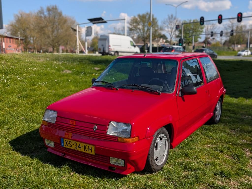 Renault 5 GT TURBO 1989 Rood, Auto's, Renault, 848 kg, 4 stoelen, Bedrijf, Handgeschakeld