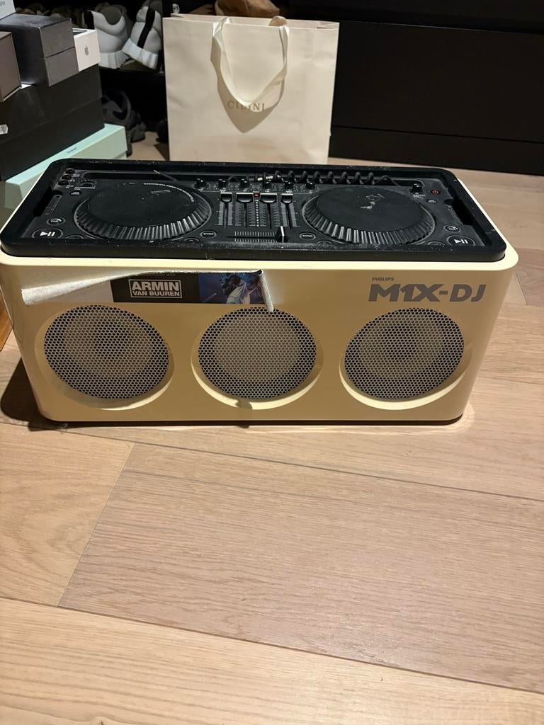 Philips M1X-DJ Dj tafel met ingebouwde speakers, Muziek en Instrumenten, Dj-sets en Draaitafels, Ophalen, Gebruikt, Dj-set, Overige merken