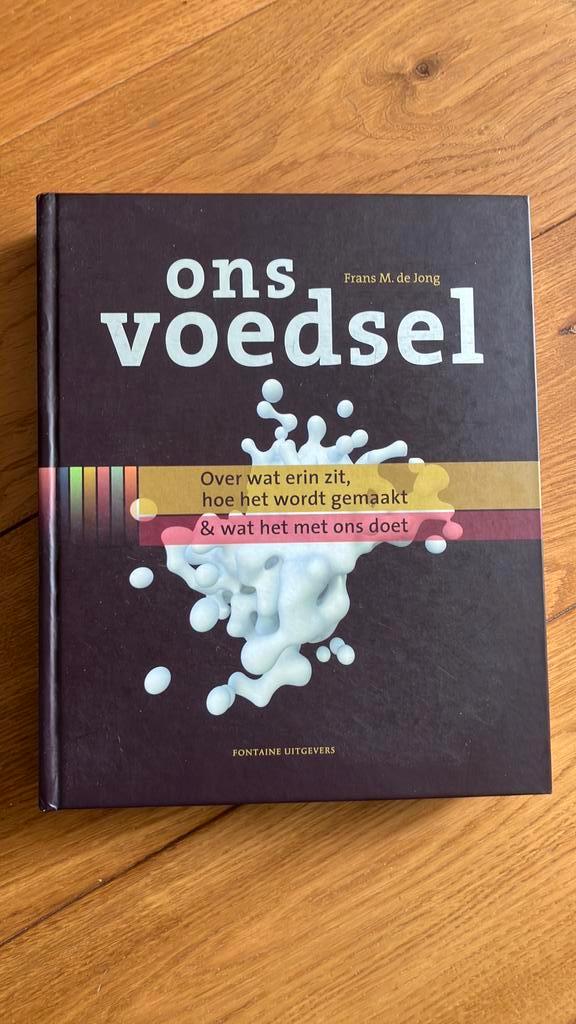 Frans M. de Jong - Ons voedsel, Boeken, Kookboeken, Zo goed als nieuw, Ophalen of Verzenden