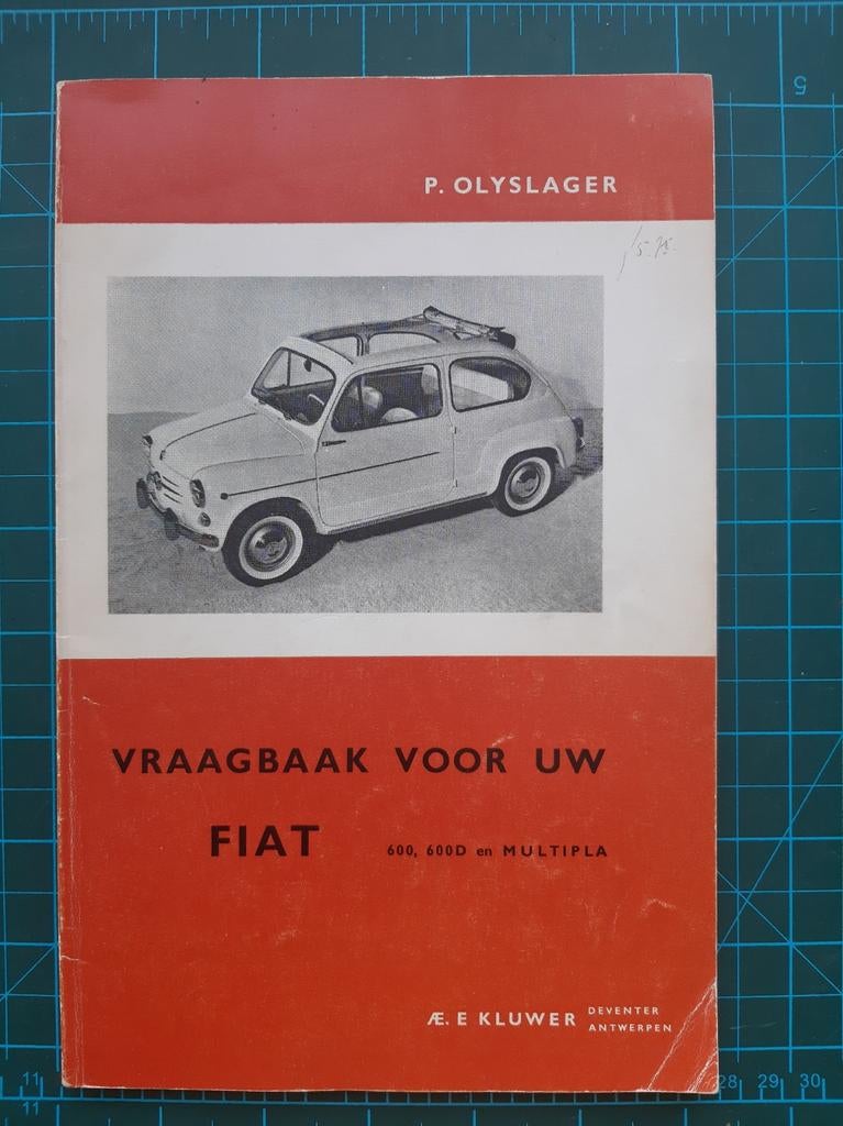 Vraagbaak voor uw auto FIAT 600, 600D en Multila, Ophalen of Verzenden