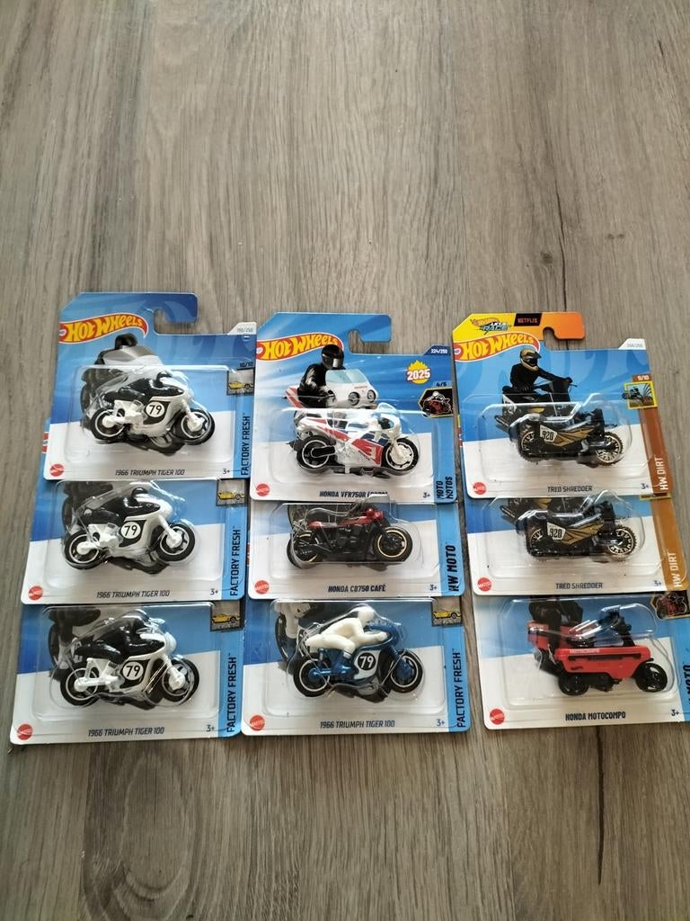 Hot Wheels motoren, diverse modellen, Ophalen of Verzenden