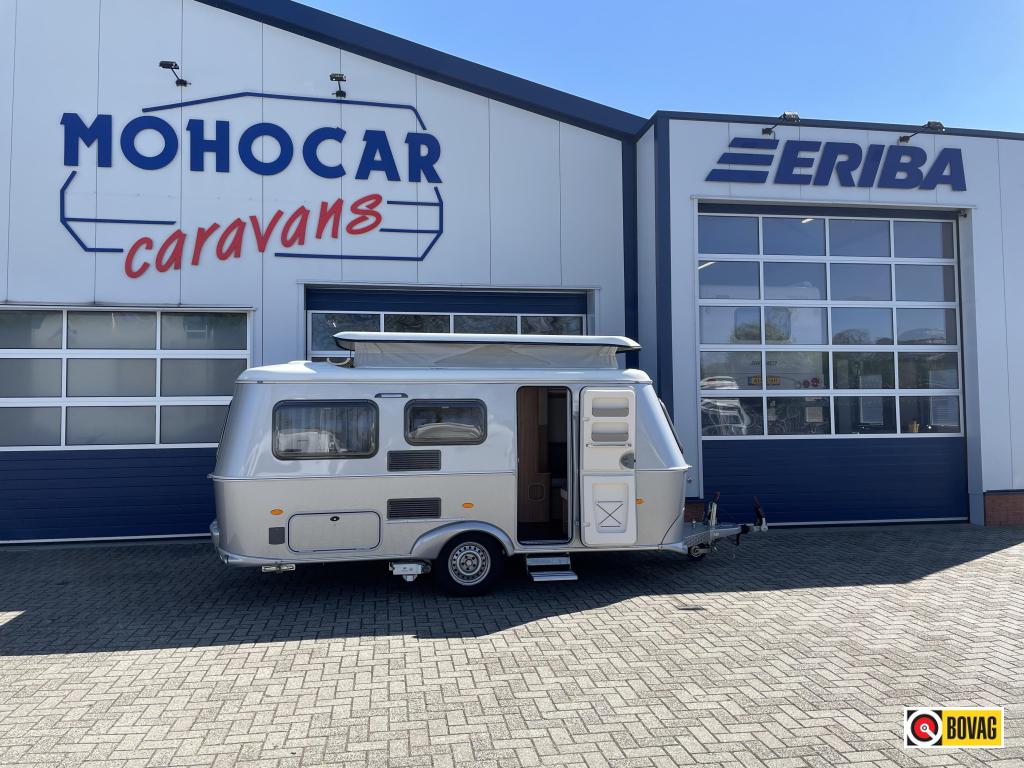 Eriba Touring Troll 530 Silver Edition, Mover, Caravans en Kamperen, Caravans, Standaardzit, Bedrijf, 750 - 1000 kg, Schokbreker