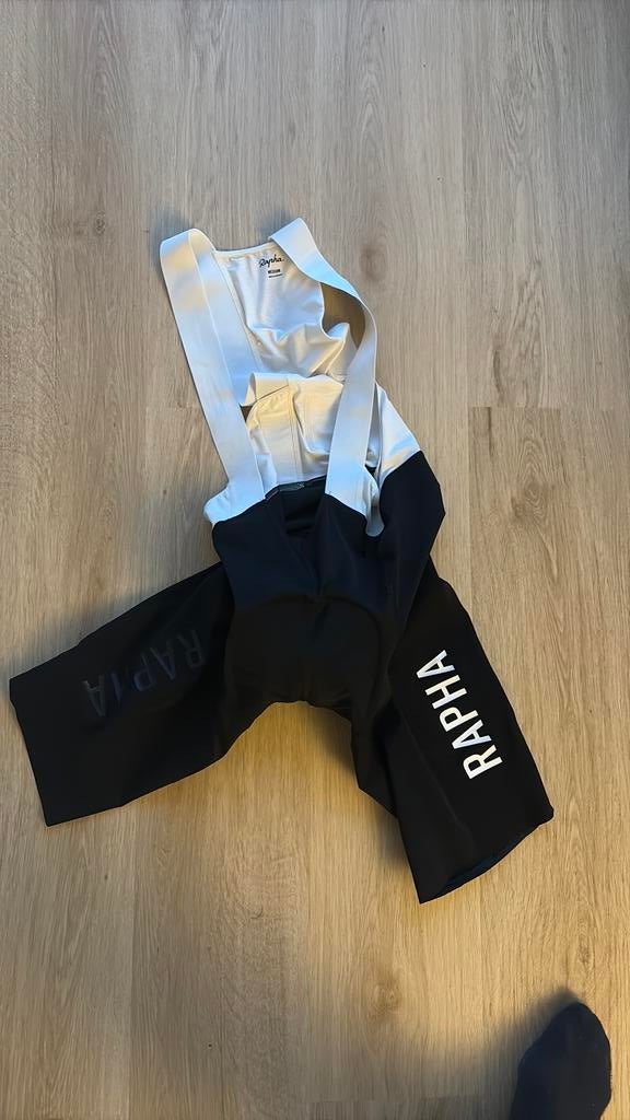 Rapha Pro Team Bib Shorts III (long) - Maat M, Zo goed als nieuw, Heren, M, Onderkleding