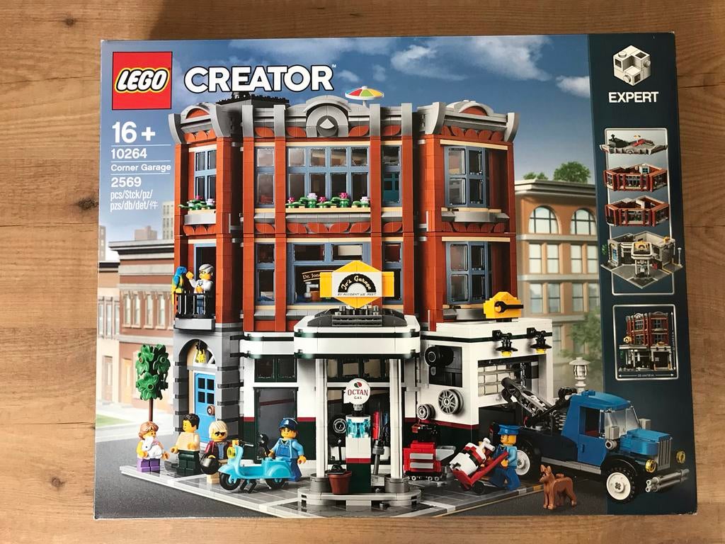 Lego Creator Expert 10264 Corner Garage - Compleet!, Kinderen en Baby's, Speelgoed | Duplo en Lego, Ophalen, Zo goed als nieuw