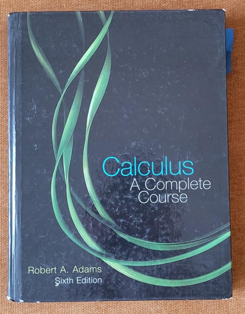 Calculus Adams Sixth Edition, Boeken, Ophalen, Zo goed als nieuw, Overige onderwerpen