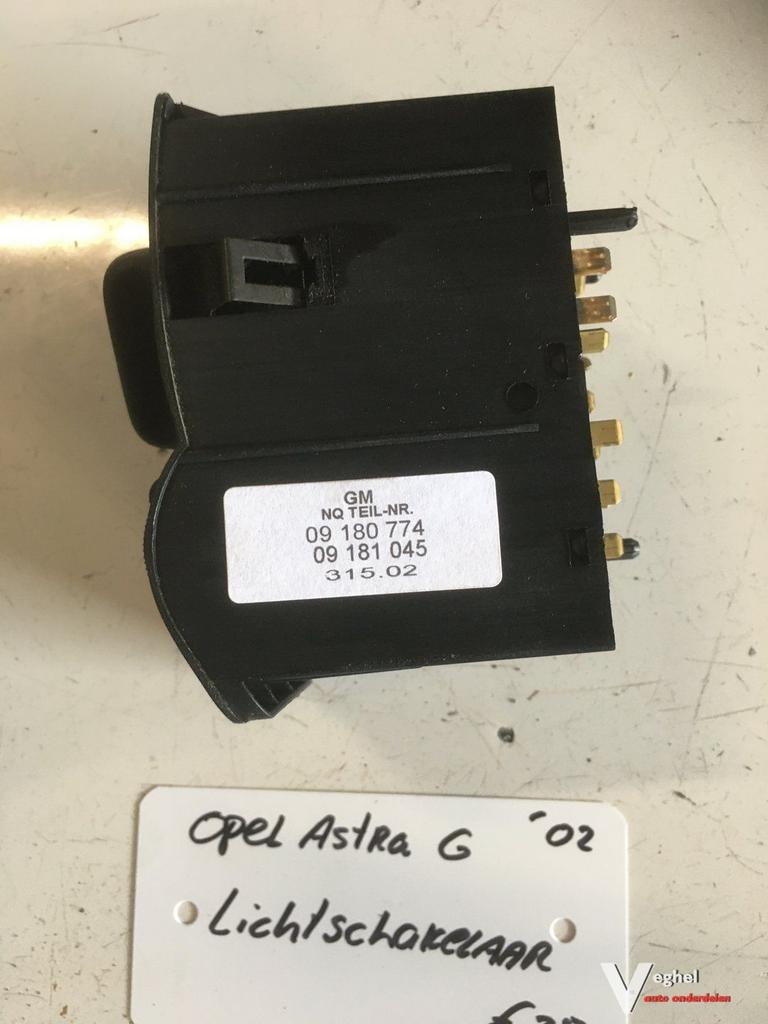 Opel Astra G 2002 1.6 8 v Lichtschakelaar, Auto-onderdelen, Gebruikt, -, -, Ophalen of Verzenden