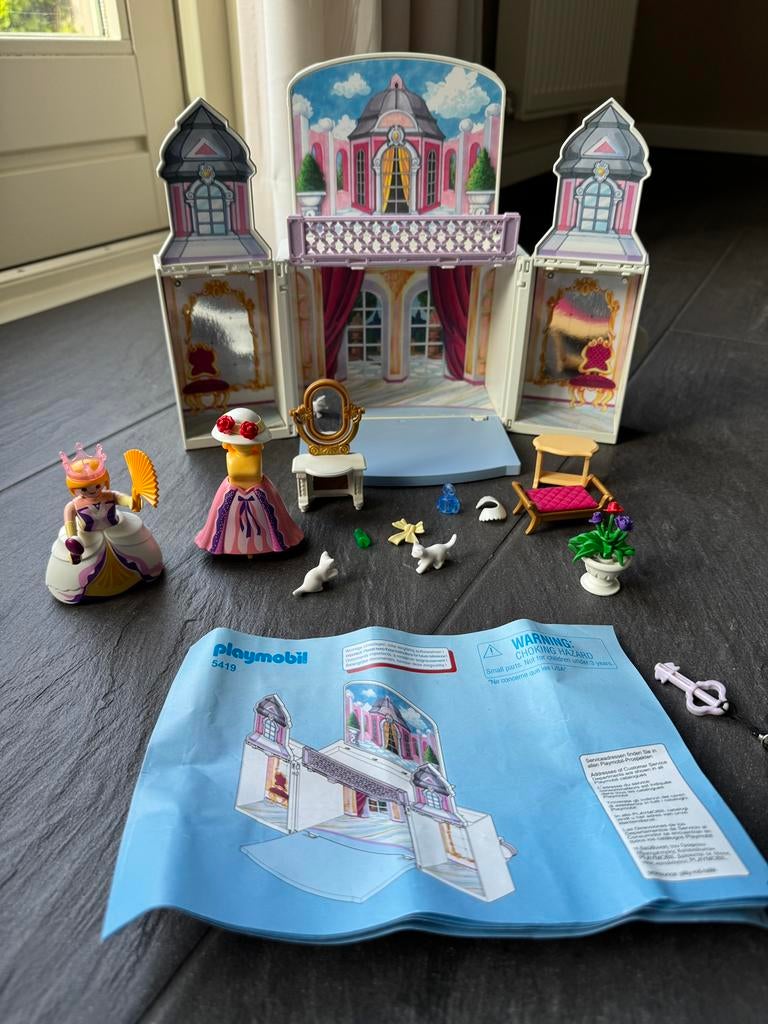 PLAYMOBIL speelbox prinsessenprieel – 5419, Ophalen of Verzenden, Gebruikt, Poppenhuis