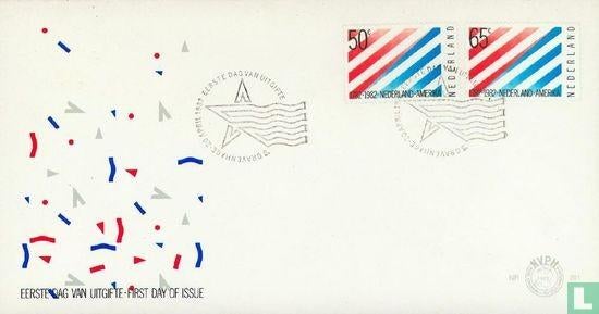 FDC E201 Betrekkingen Nederland - USA 1982 NL onbeschreven, Postzegels en Munten, Postzegels | Eerstedagenveloppen, Ophalen of Verzenden