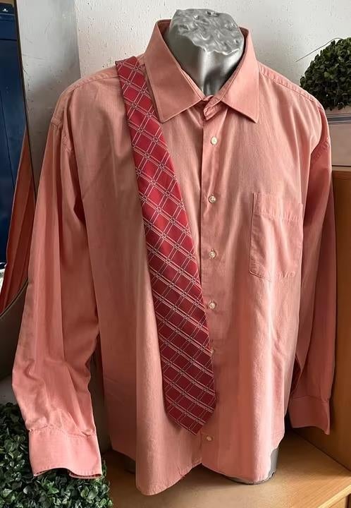 LIV overhemd maat 47/48, Ophalen of Verzenden, Zo goed als nieuw, Roze, Overige halswijdtes