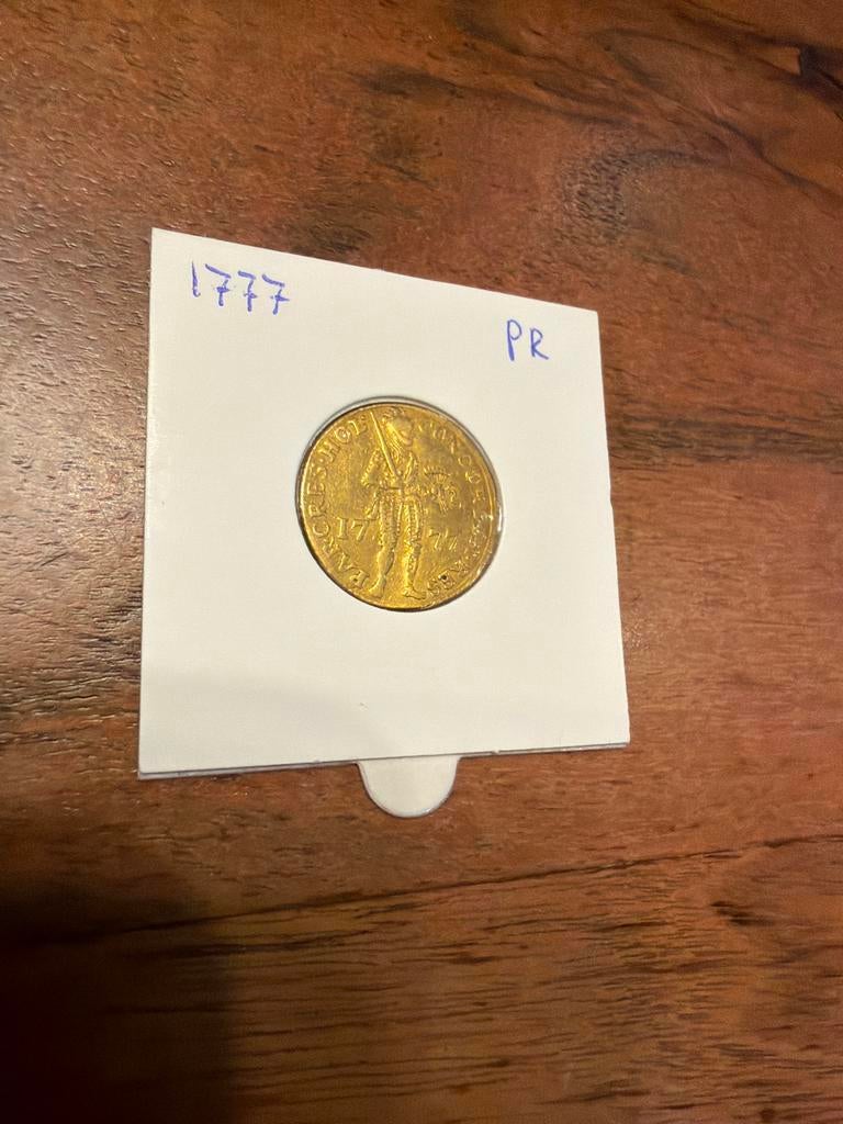Gouden dukaat 1777 Holland PR-, Vóór koninkrijk, Losse munt, Goud, Overige waardes